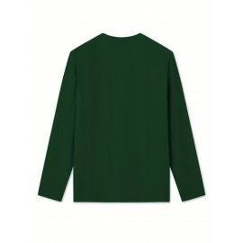 Women'S Cherry Graphic Long Sleeve T-Shirt - Vibrant Red Cherry Print, Casual Crew Neck, Machine Washable, Spring/Summer Vacation Top, Cherry Tshirt