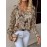 Women'S Elegant V-Neck Sweater - All-Season Long Sleeve Pullover Sweater with Brown/Black/Beige/White/Gray/Blue/Red/Orange/ - Office, Party, Everyday Chic Outfits - Women'S Sweater for Year-Round Wear, Office Attire, Bohemian Style